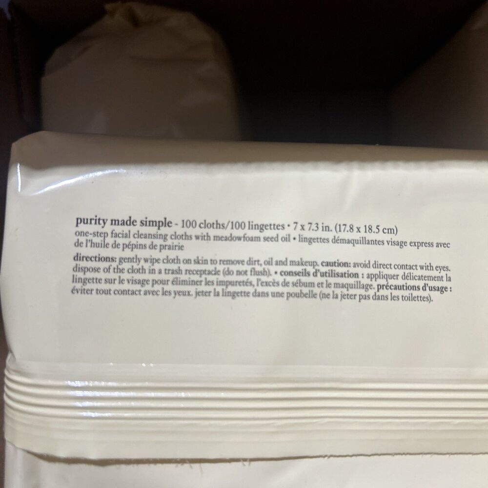 Philosophy Purity One-Step Facial Cleansing Cloths 100 cloths 3 Pack - Picture 2 of 4